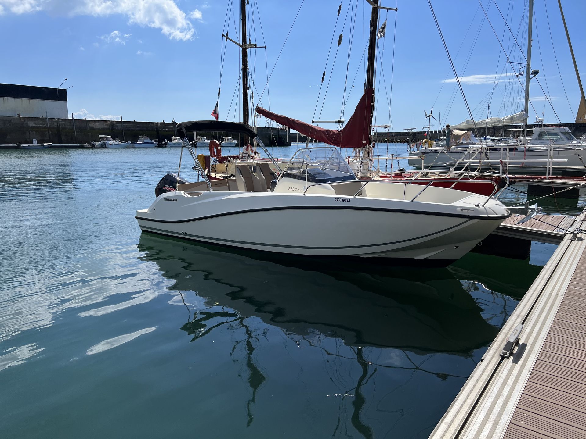 Quicksilver 6.75m 6 - Location bateaux - Quimper Brest
